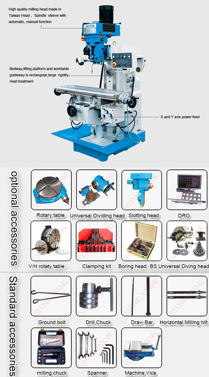 Vertical Milling Machine X6332B Picture