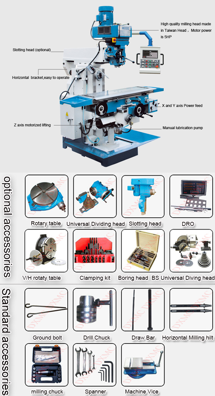 Vertical Milling Machine X6332C Picture